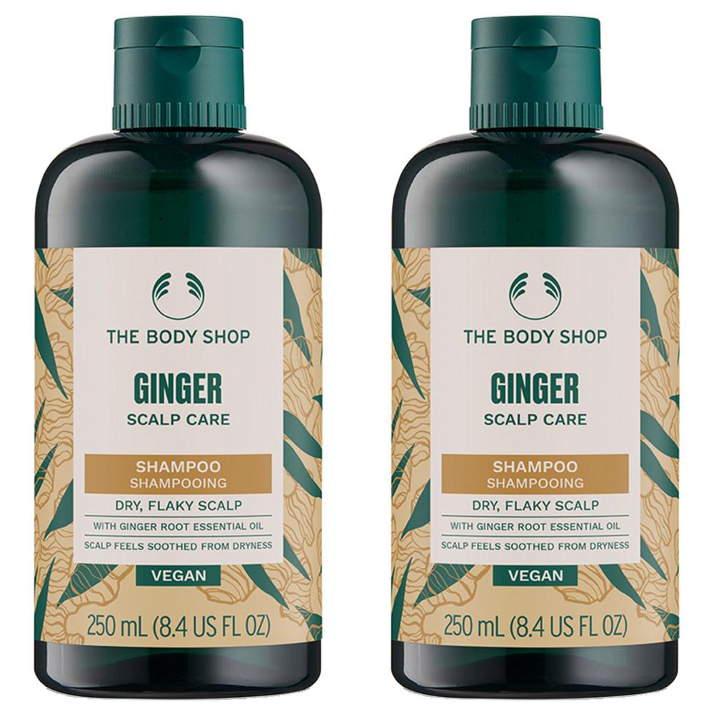 The Body Shop Ginger Scalp Care Shampoo 250ml 2 pcs