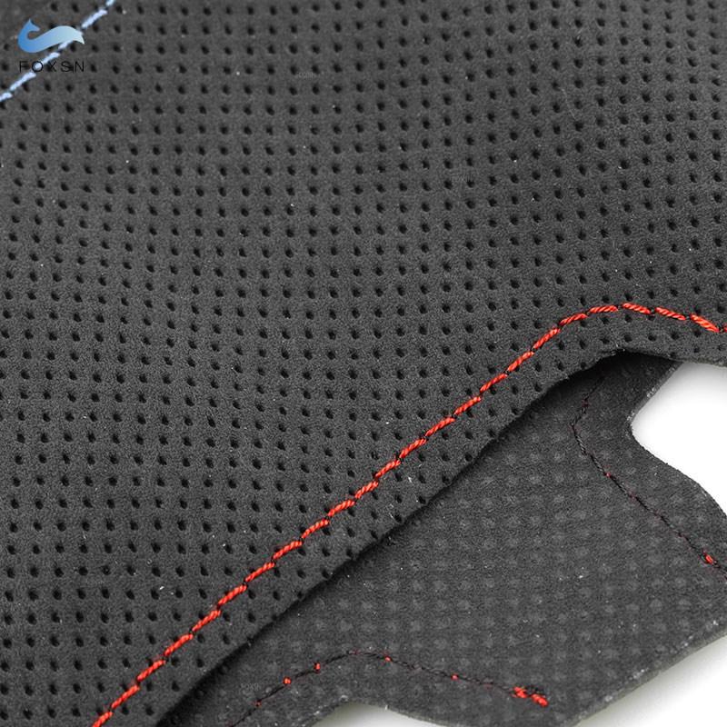 Car Suede Leather Steering Wheel Cover Trim For BMW M Sport F10 F11 F12 F30 F32 F34 F20 F22 F48 F15 F16 F25 F26 Red Blue