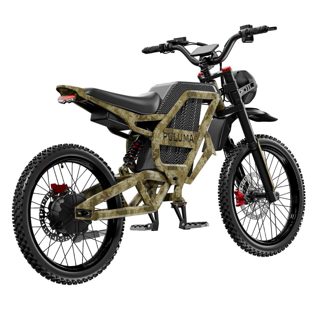 PULUMA PM001 Off-Road Electric Motorbike, 60V 30Ah Battery, Full Suspension