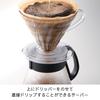 HARIO V60 Range 600ml Made in Server, (2-5 cups), Black, Heat-resistant Glass, Japan, XVD-60B