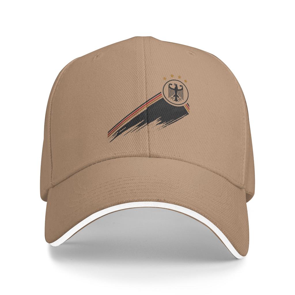 Deutschland GerUnisexy Football Player Sandwich Baseball Caps Casual  Soccer Unisex Style Adjustable Headwear Sports Gift Hat