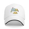 Let's Go Outdoors Baseballkappe Damen Herren Druck Truckerhut Sommer Stilvoll Tennis Skate Sonnenschutz Snapback-Kappe