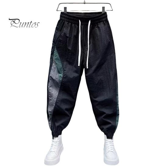 

Мужские брюки соответствующего цвета на шнурке с эластичной резинкой на талии, свободные боковые карманы в стиле карго, повседневная одежда, уличные шаровары M зелёный