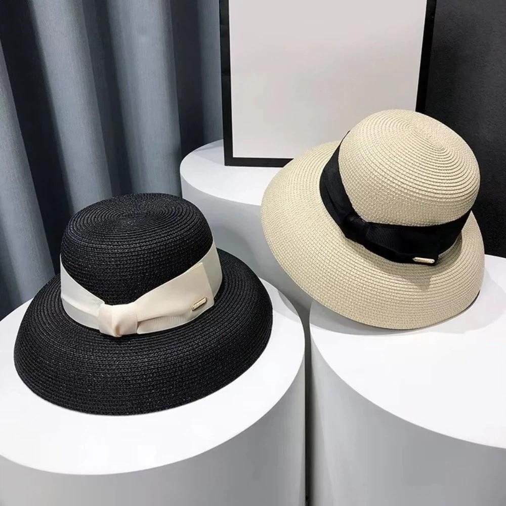Wide Brim Women Straw Hat Summer Face Covering Sun Hat Retro Beach Sun Hat For Beach Vacation