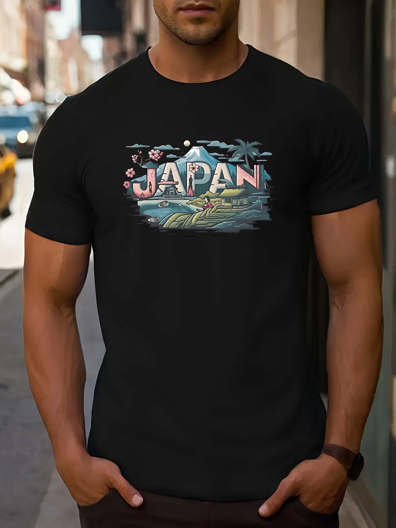 Casual Athletic Short Sleeve T-shirt - Breathable Polyester XXXL