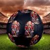 1PC Haaland Talent Size 5 Soccer Ball PrahaIndoor Soccer Ball Colorful All Ages Machine Stitched PVC Competition Ready Durable High-Bounce