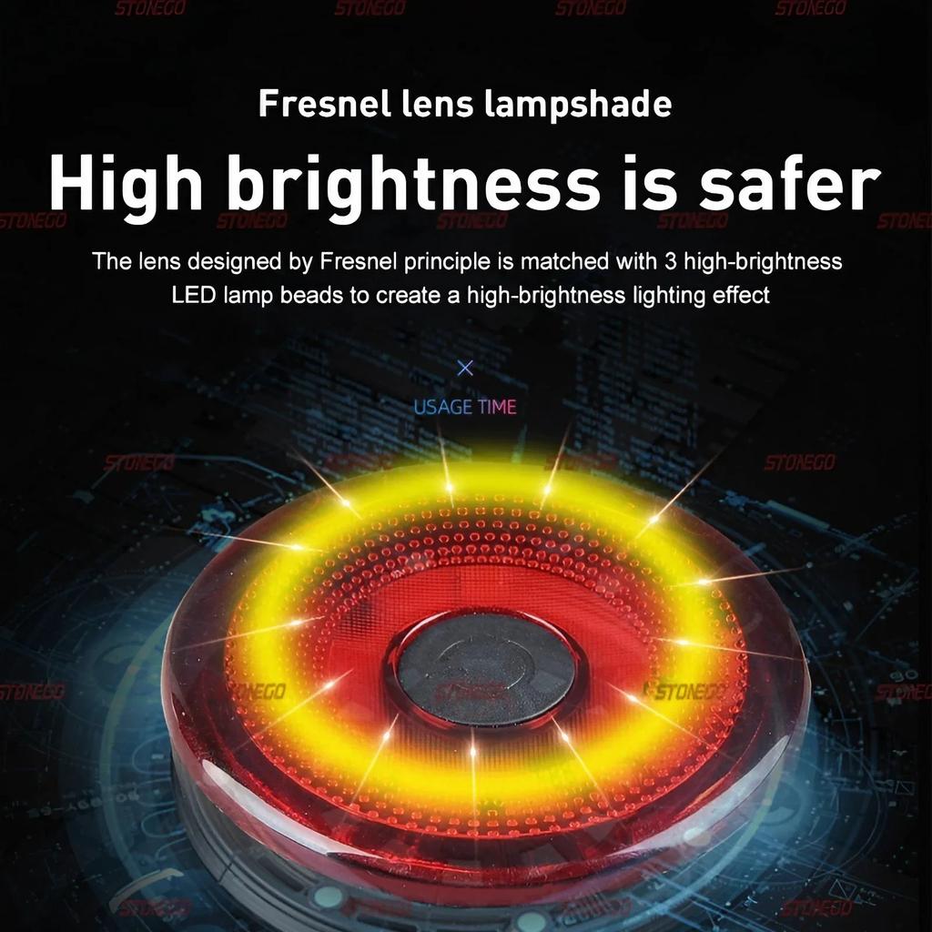 Waterproof USB Rechargeable LED Bike Tail Light Bicycle Rear Light for Mountain Road Cycling Safety Accessories