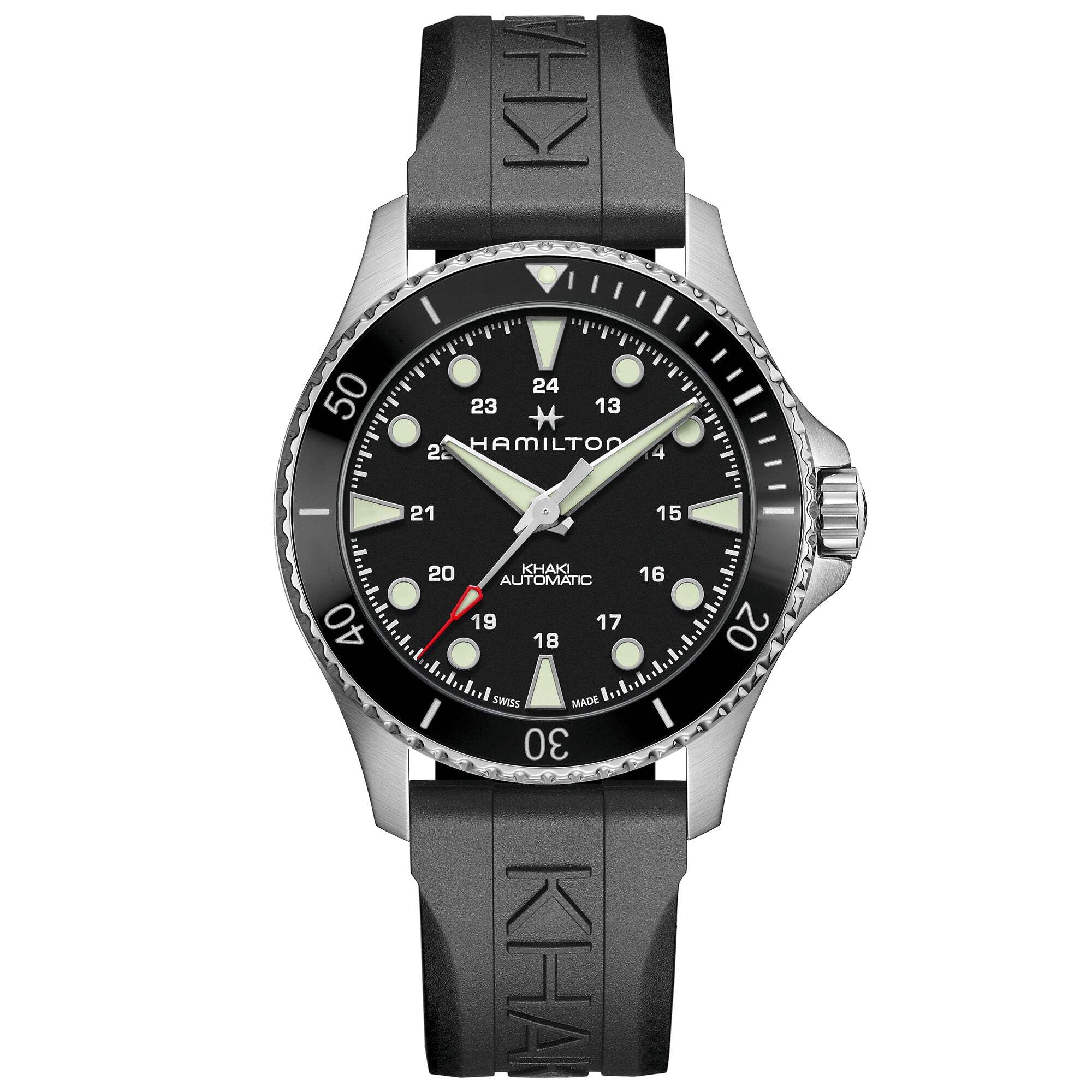 

[Hamilton] HAMILTON Watch Genuine Warranty Khaki Navy Scuba Auto Mechanical Automatic Winding H82515330 Men s [Regular Imported Product]