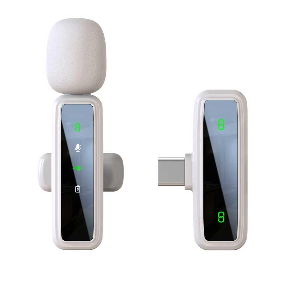 J86 Dual Wireless Lapel Microphone - Noise Reduction for Live Broadcasts