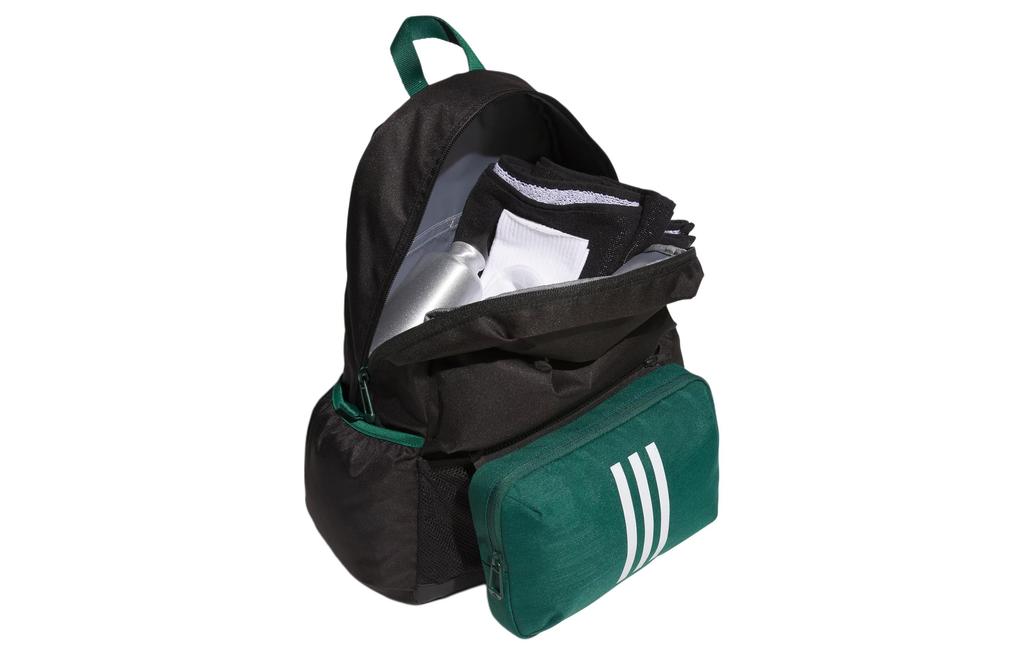 Adidas Polyester Backpack Regular Men's Black & Forest Green IM5265