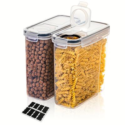Contenedor de Almacenamiento de Alimento para Mascotas de 2 Piezas Mantenga el Alimento de su Mascota Fresco y Seguro con Estos Contenedores Herméticos