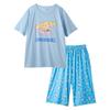 Nissen PajamaRoomwear Set Womens Sanrio Characters Sunburn Series Short Sleeve Roomwear Top Bottom