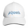 Phonk Baseball Cap Cotton Twill Breathable Contrast Two Tone Brim Snapback Flat Bill