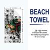 Roronoa Zoro Print Beach Towel, Large Soft Quick Dry Towel for Beach Camping Swimming
