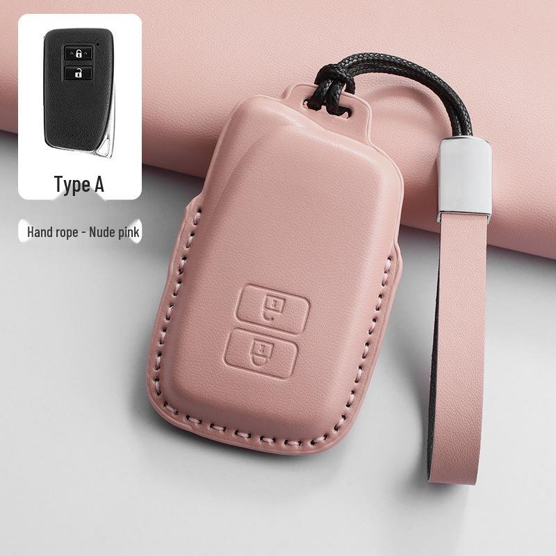 Handmade Natural Leather Key Holder for Lexus Women