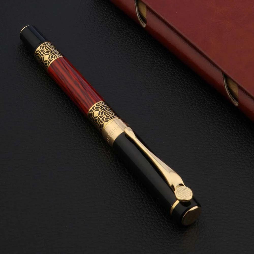 Stationery Mahogany Carving Business Student Fountain Pen Signature Pen Writing Pen Ink Pen