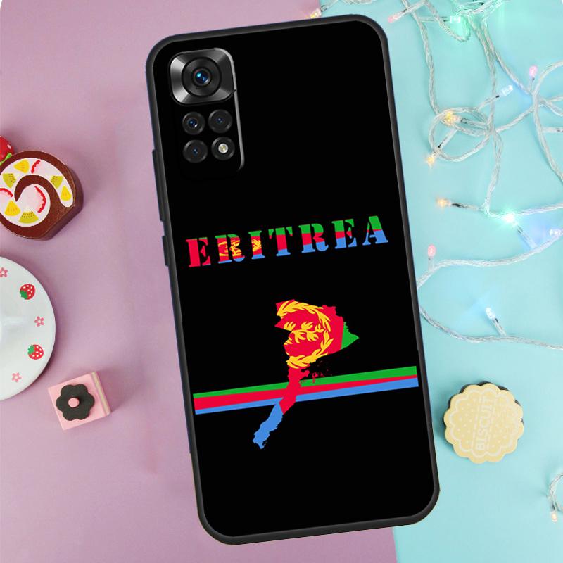 Eritrea Flag Case For Xiaomi Redmi Note 14 Pro 9 10 11 12 13 9S 10S 11S 12S Redmi 14C 10C 12C 13C Cover