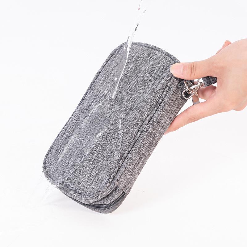 Portable Electronics Organizer: Compact Storage Bag for Cables, Chargers, and Power Banks - Ideal for Travel and Business Trips