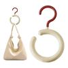 Scarf Hangers Round Bag Display Hangers Multi-Functional Rotatable Hooks Heavy Duty Scarf Organizer For Belts Ties Entryway