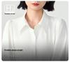 Women's White Short Sleeve Chiffon Bow Blouse - Professional Formal Top for Interview Suit