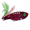 FTK Realistic Rooster Tail Spoon Swings Fishing Bait with Lead Hooks - Perfect for Bass, Trout, Freshwater, and Saltwater Fishing