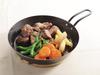 Pearl Metal 20cm Grill Pan with IH Rakuking Japanese-made Single-Handle Recipe, Compatible, Iron, HB-373