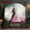 Wicked Witch and Princess 2D Flat Pattern Flannel Blanket High quality All Seasons Warmth and Comfort Perfect for Christmas Gifts.PMT0914095