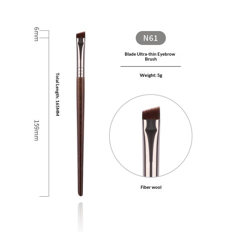Professional Animal Hair Makeup Brush Set Complete Soft Bristles for Eyeshadow Lip Foundation Beginner Use