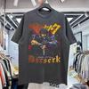 Berserk Anime Vintage 90s Basic Style Black Unisex Shirt Reprint KH16081 Unisex T-Shirt