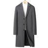 Herbst und Winter Herren Wollmantel Trenchcoat Business Casual Langer Knie Wollmantel