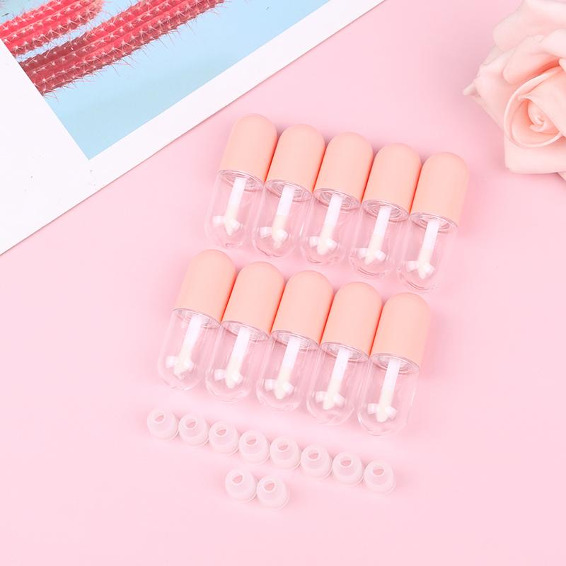 

10 шт. 5 мл Міні-тюбик для блиску для губ Порожній Багаторазовий Контейнер для помади Косметичний для макіяжу рожевий