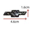 Pegatina Emblema Central de Volante de Fibra de Carbono para Chevrolet Malibu Cruze Equinox Impala Traverse Lacetti Captiva Sail