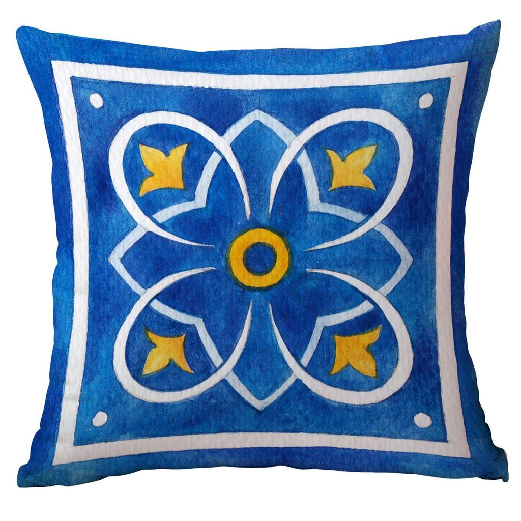Geometric Summer Lemon Pillow Case Home Sofa Cushion Pillow Case