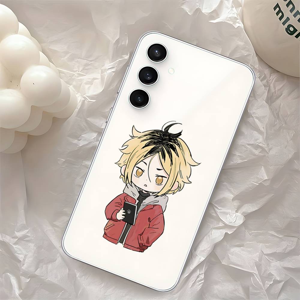 Cool K-Kozume Kenma-S Phone Case For Samsung Galaxy S25 S24 S23 S22 S21 FE Ultra Plus A32 A53 A13 A31 Soft Cover