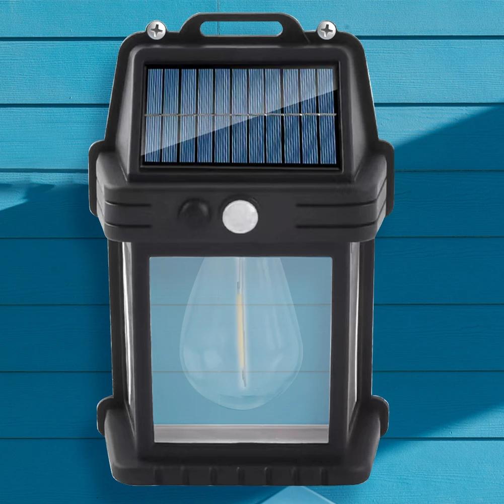 Intelligent Induction Tungsten Filament Lamp IP65 Waterproof LED Wall Sconce Induction Garden Light for Porch Patio Yard Garden