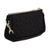 Coach Nolita 19 Zip Closure Logo Leather Shoulder Bag Small Women's Black