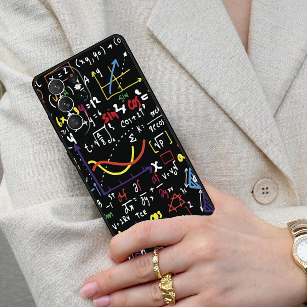 Physics Chemical Mathematics Cell Phone Case for Samsung Galaxy S26 Ultra S25 S24 S23 S22 S21 S20 Note10 Cover