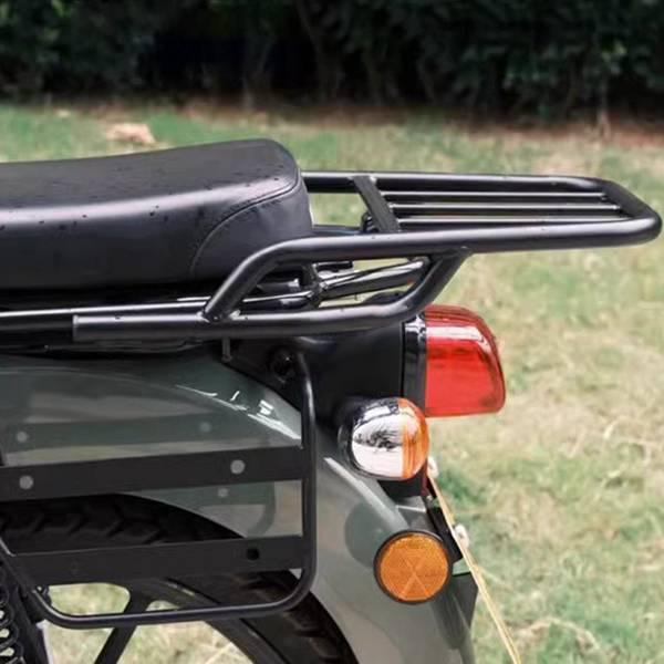 Kompatible Heckgepäckträger-Erweiterung für Honda Cross Cub CC110 – Doppelsitz-Heckgepäckträger für Retro-Modifikation.