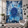 Manchester City Wandteppich Heimdekoration Wandbehang Tuch für Schlafzimmer Wohnzimmer Hintergrund