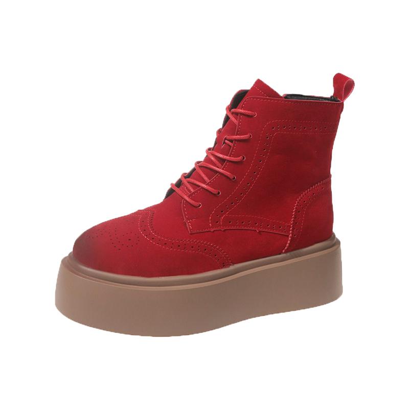 Fashion Suede Platform Women Snow Ankle Boots Tassels Flats Shoes Winter FashioNew Brand 2024 New Trend Designer Cozy