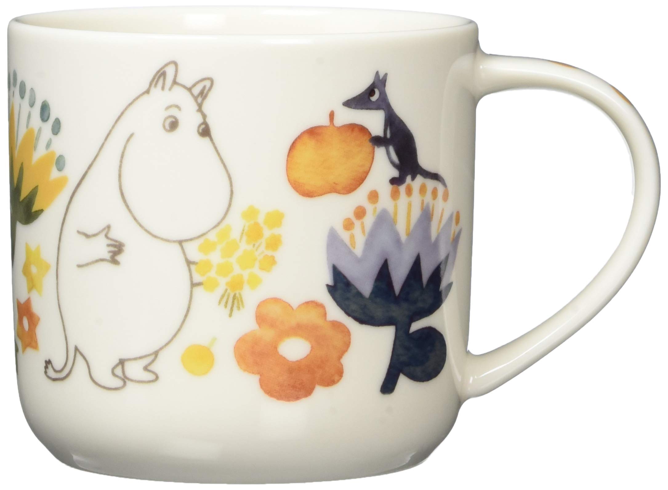 YAMAKA Moomin Herbarium Mug MM2101-11 350ml White Nordic Style Tableware Gift Wedding Gift Mother s Day Gift