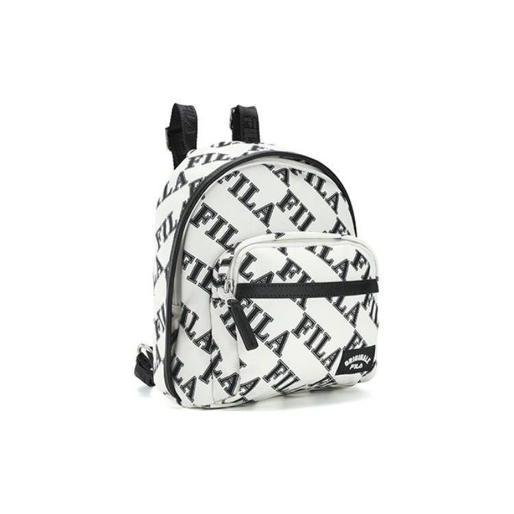 Fila Fashion Simple Casual Commuter Fabric Mini Backpack Women Backpack Ice-Cream F13W429171FWT