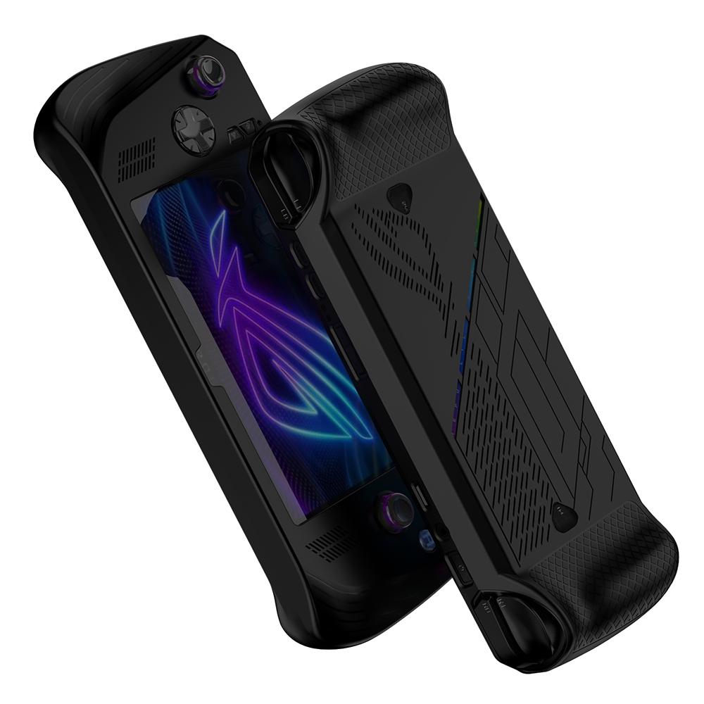 

Для Asus ROG Ally X Захисник ігрової консолі Силіконовий протиударний чохол Black