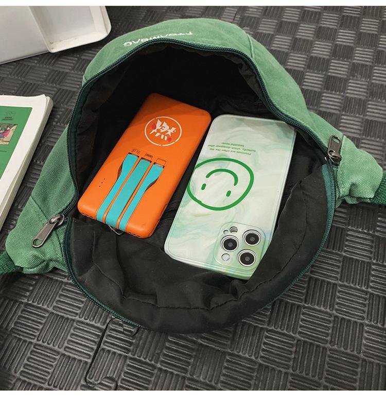 Винтажная холщовая сумка из стираной ткани — фото 19