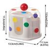 Dustproof Cotton Ball Holder Large Capacity Cotton Swabs Storage Box  Office Supplies