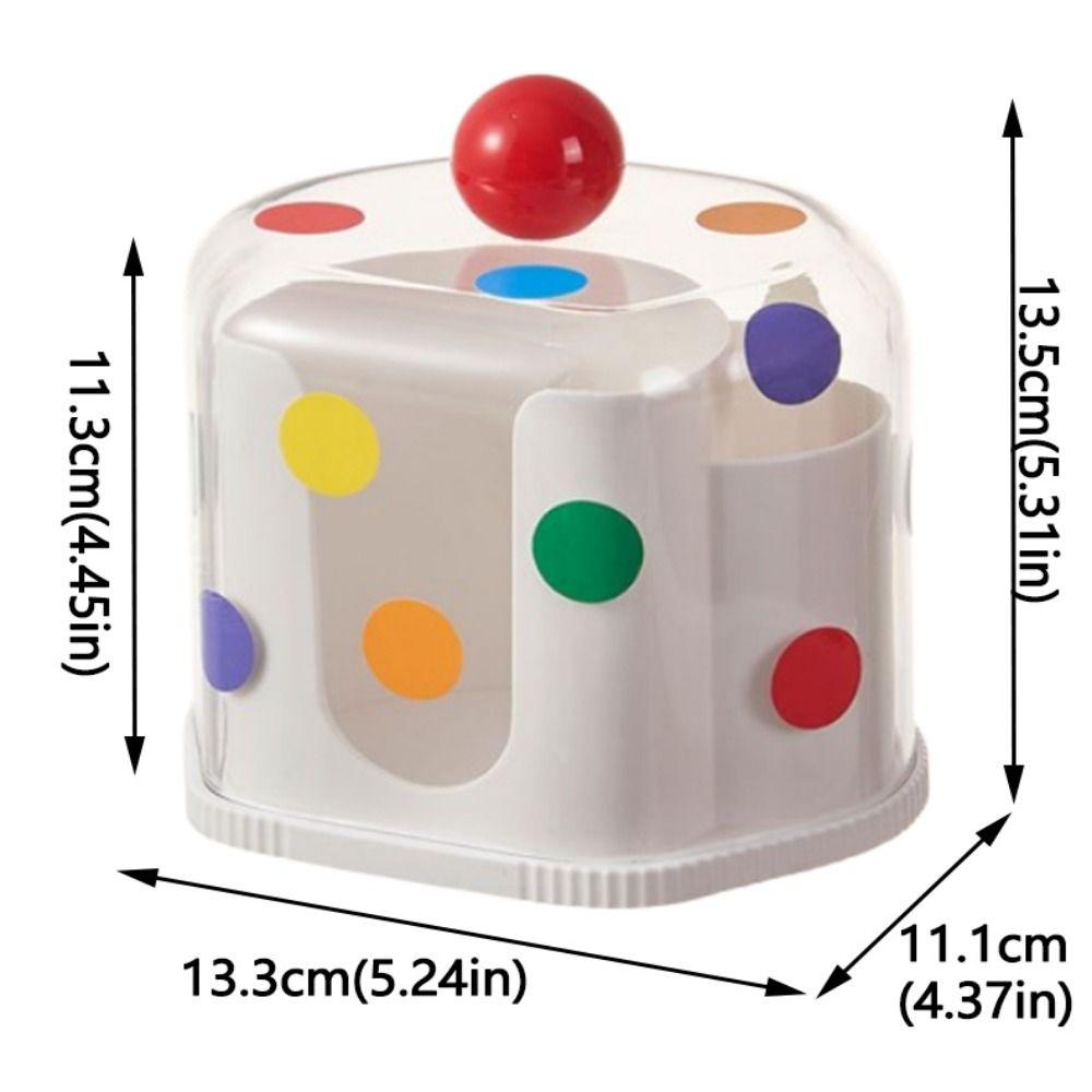Dustproof Cotton Ball Holder Large Capacity Cotton Swabs Storage Box  Office Supplies