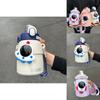 Hseen 2023 New Children's Insulated Cup Cute Cartoon Straw Cup Stainless Steel 850ml Capacity