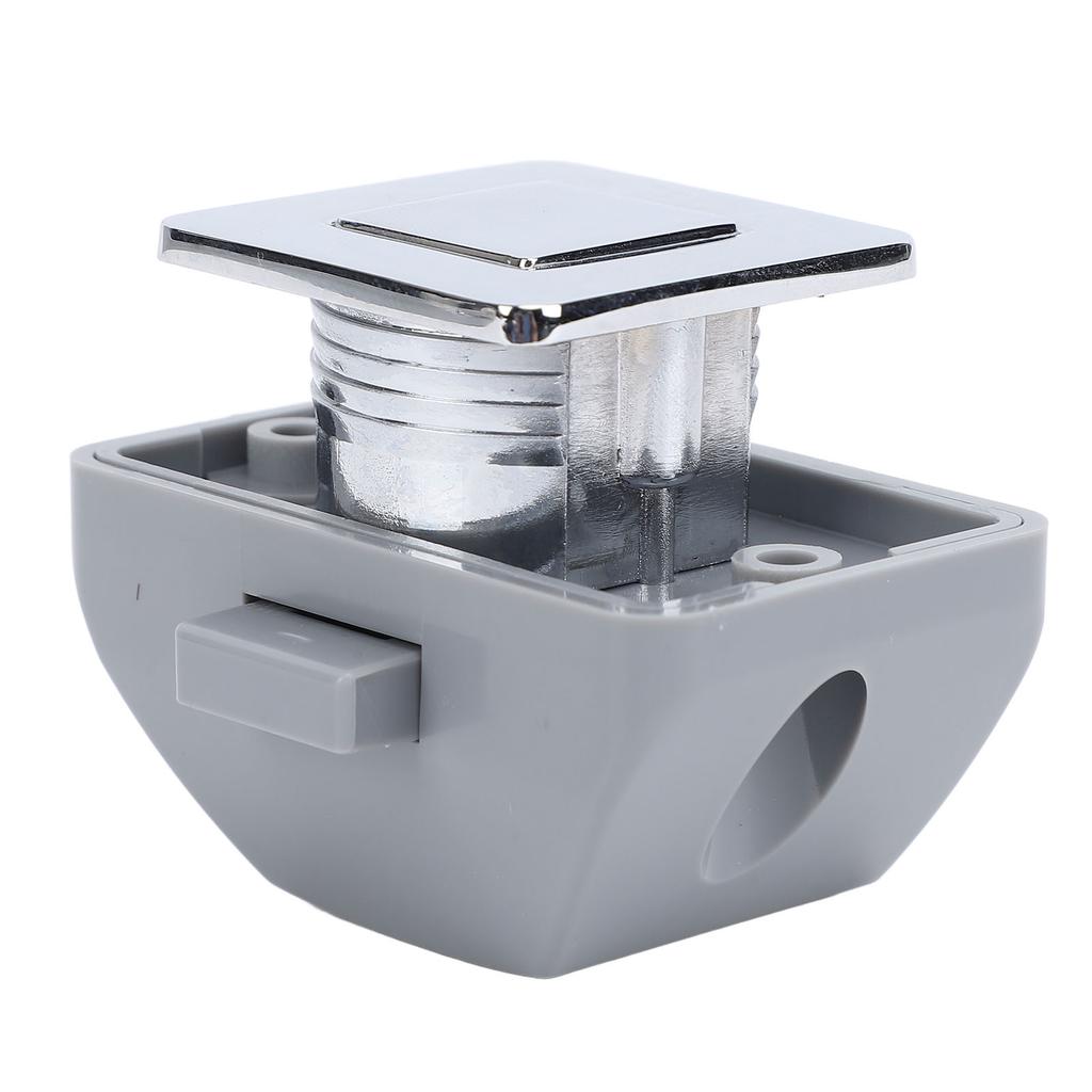 RV Push Cabinet Lock Metal Push Button Keyless Cupboard Drawer Compartment Lock Catch for Yacht Boat Campervan