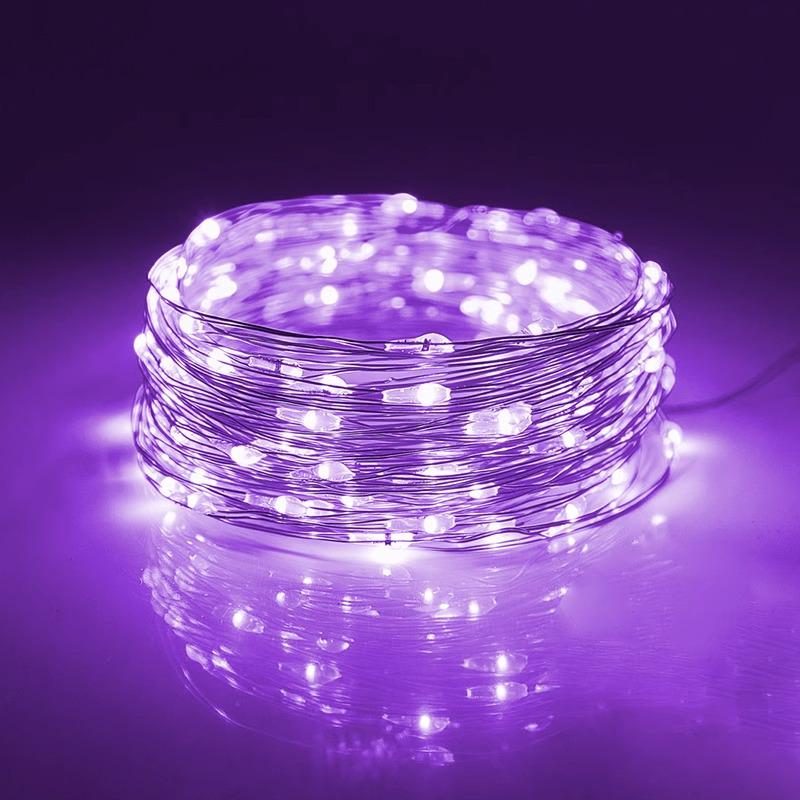 Starry LED Copper Wire String Lights, Colorful & Waterproof with 520 Small Bulbs