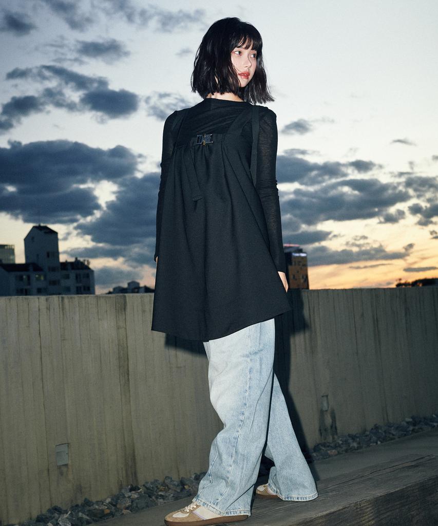 Nilring D05.00 Buckle Point Dress_Black